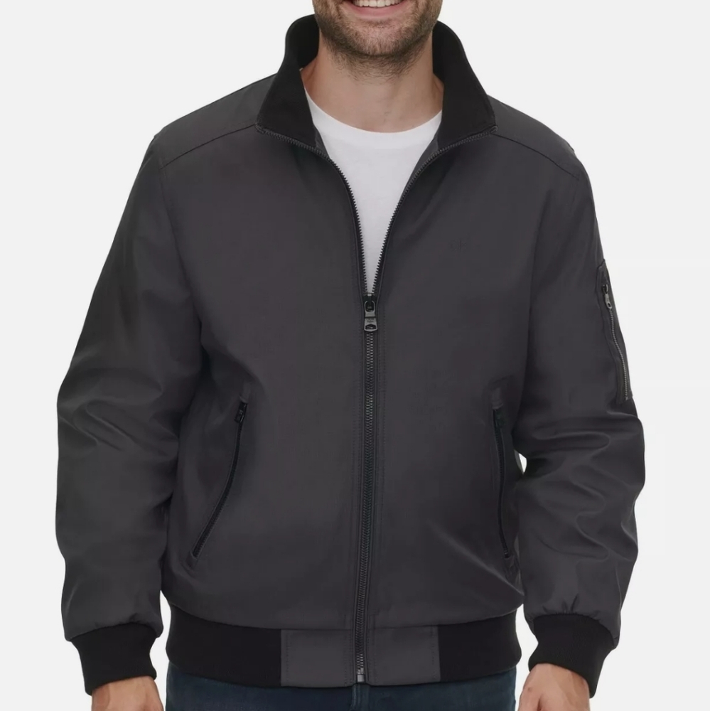 SOLD!! Calvin Klein Bomber Jacket